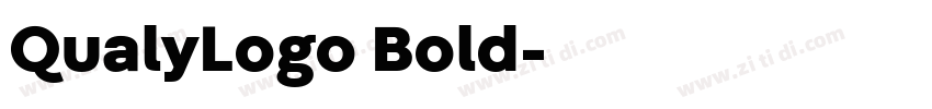 QualyLogo Bold字体转换 QualyLogo Bold字体转换